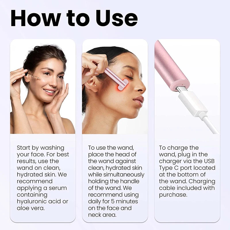4-in-1 Red Light Therapy Wand